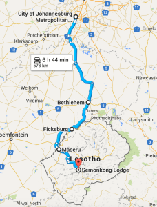 Lesotho, South Africa, road trip