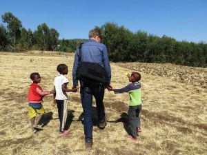 Felasha village, Wolleka, Gondar, Ethiopia, Ethiopian children