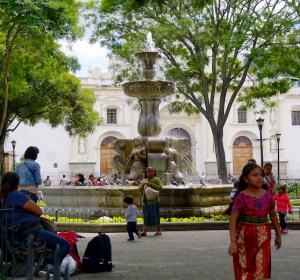Parque Central, Antigua, Fuente de las Sirenas, Guatemala, Antigua itinerary, things to do in Antigua, Guatemala itinerary