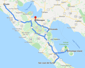 Nicaragua itinerary, one week in Nicaragua, Nicaragua backpacking